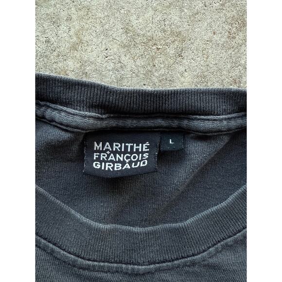 VTG 90s/00s Marithe Francois Girbaud MFG Longsleeve Size Large Paint Splattered - Picture 2 of 10